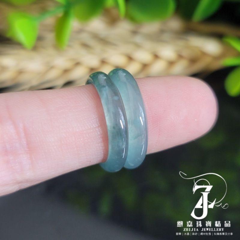 翡翠 現貨保A 藍水 起光冰威細戒 15.8 16.8 17.3 內徑 玉戒 戒指 天然 直播 熱銷-細節圖6