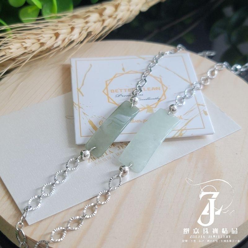 翡翠 多款 天然保A 現貨 保色 碎碎 s925 手鍊 腳鍊 三彩 冰種 果綠 起光 冰飄花 無事牌 手牌 天然玉石-細節圖3