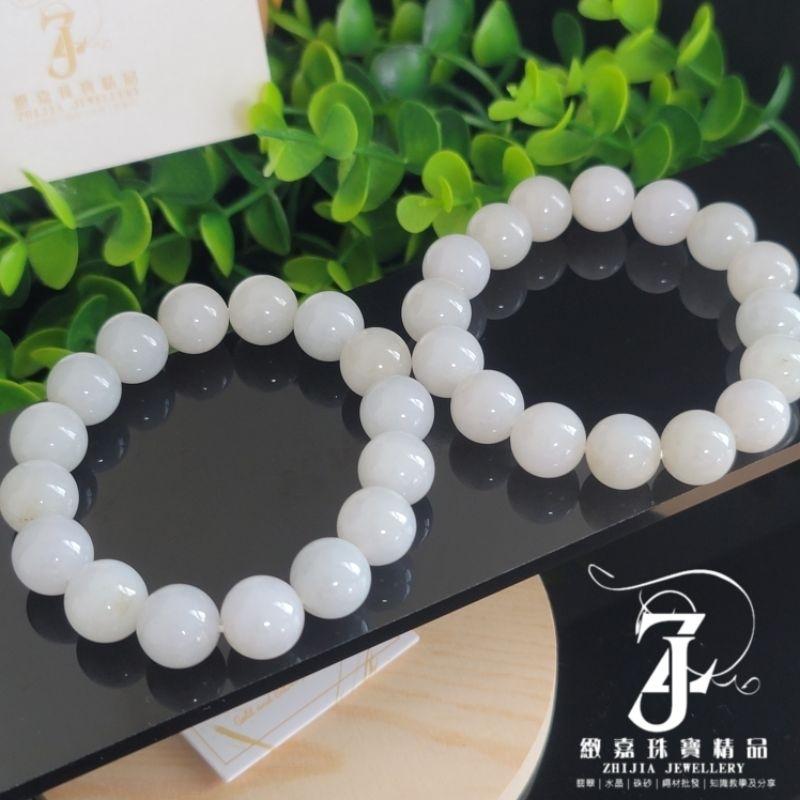 翡翠 有證 現貨保A 緬甸玉 藕粉色手珠13.4m 粉紫帶黃 聊聊 挑選 手串 玉珠 珠串 實拍 天然 保A 直播-細節圖2