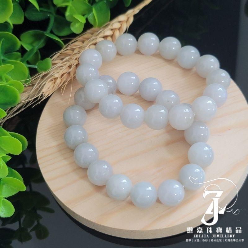 翡翠 有證 現貨保A 緬甸玉 藕粉色手珠13.4m 粉紫帶黃 聊聊 挑選 手串 玉珠 珠串 實拍 天然 保A 直播-細節圖4