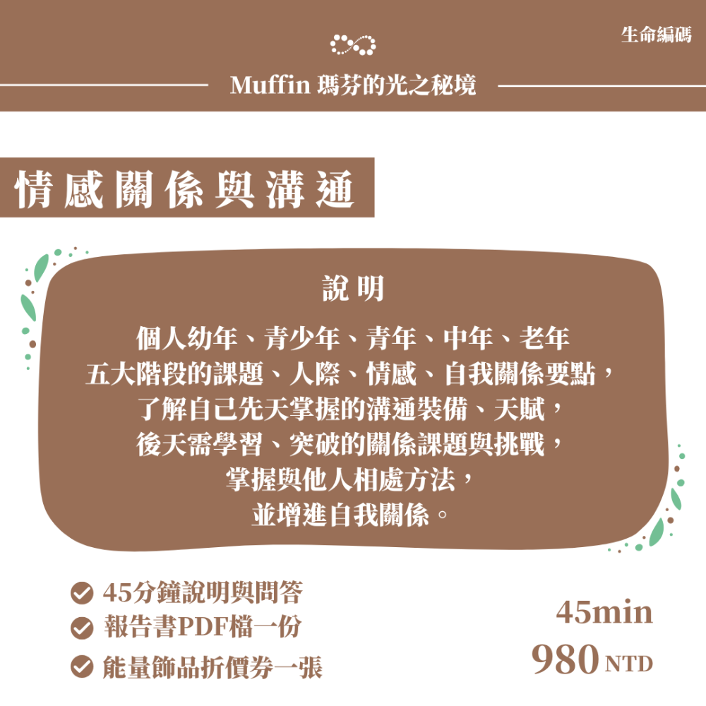 【塔羅探索】Muffin瑪芬的光之秘境 X ZHIJIA 緻嘉精品 塔羅探索 生命編碼藍圖解讀-規格圖6