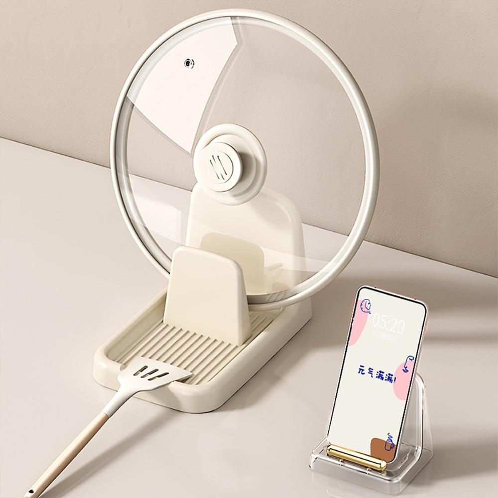 『熊愛貝百貨』輕奢款鍋蓋架鍋鏟架鍋蓋置物架流理台湯勺放置架-細節圖3