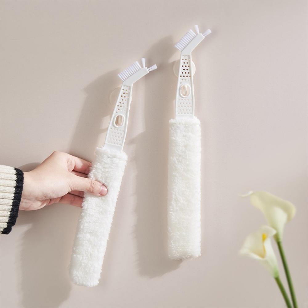 『熊愛貝百貨』汽車內裝出風口雙頭清潔除塵刷可換頭好清潔鏡面刷冷氣空調隙縫刷-細節圖3