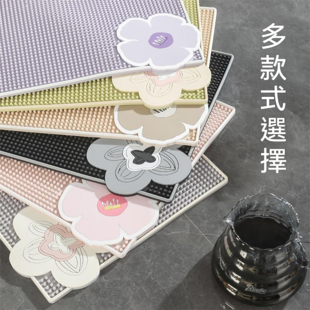 『熊愛貝百貨』餐桌流理台防滑墊咖啡墊多功能防燙瀝水墊-細節圖2