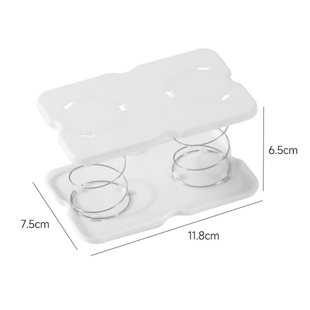 『熊愛貝百貨』衛生紙盒底拖雙彈簧面紙不掉落升降支架自動升降紙巾盒彈簧托架-細節圖4