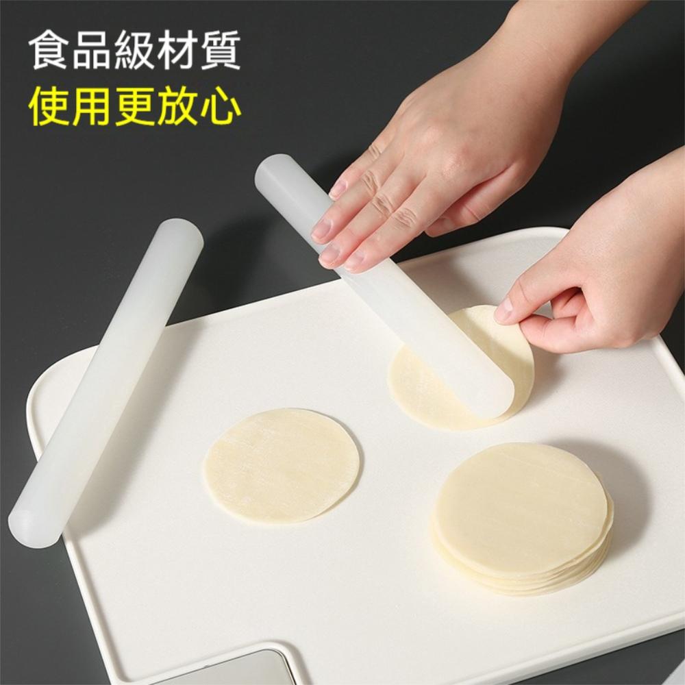 『熊愛貝百貨』PP食品級材質不沾不黏輕鬆省力擀麵棒蛋糕點心餃子皮工具擀麵棍-細節圖3