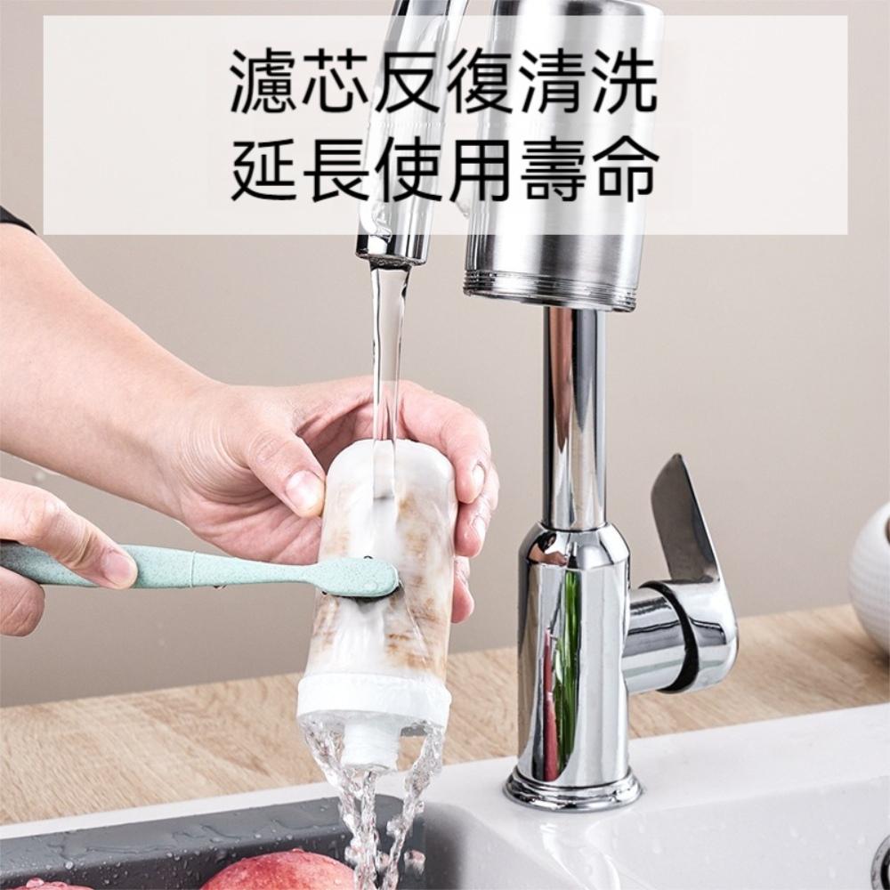 『熊愛貝百貨』陶瓷濾芯活性碳濾芯不同水質適用過濾器304不鏽鋼水龍頭快淨水器-細節圖2