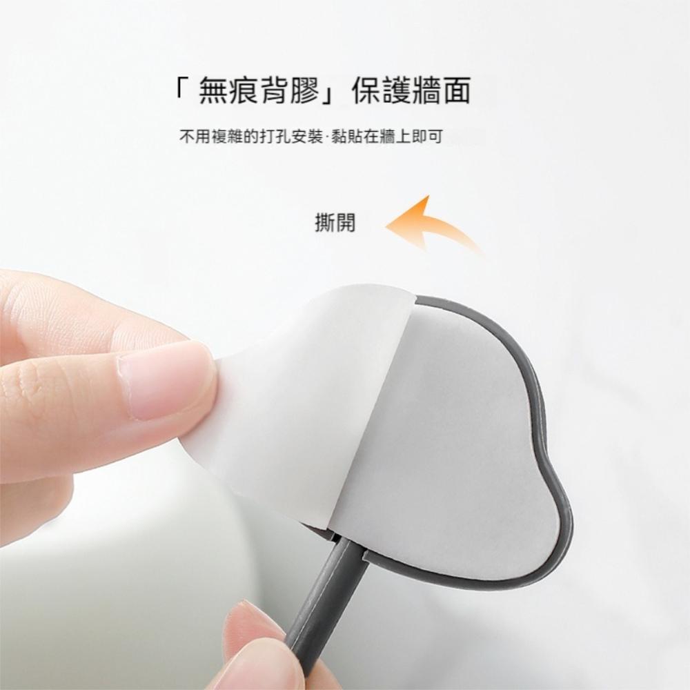 『熊愛貝百貨』無痕背膠式免打孔可愛掛勾廚房浴室用品收納勾天氣預報符號掛勾-細節圖2