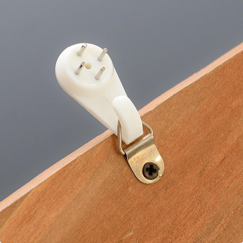 『熊愛貝百貨』加強型附釘式簡易快速定位掛勾像框掛畫壁掛門後隱藏式掛釘-細節圖2