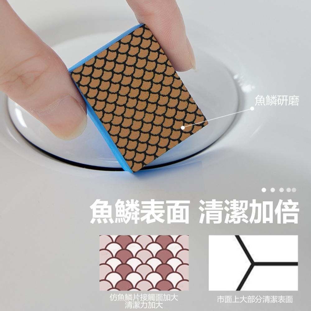 『熊愛貝百貨』高密度壓縮鏡子清潔刷浴室玻璃清潔器水垢去除魔力海綿擦-細節圖4