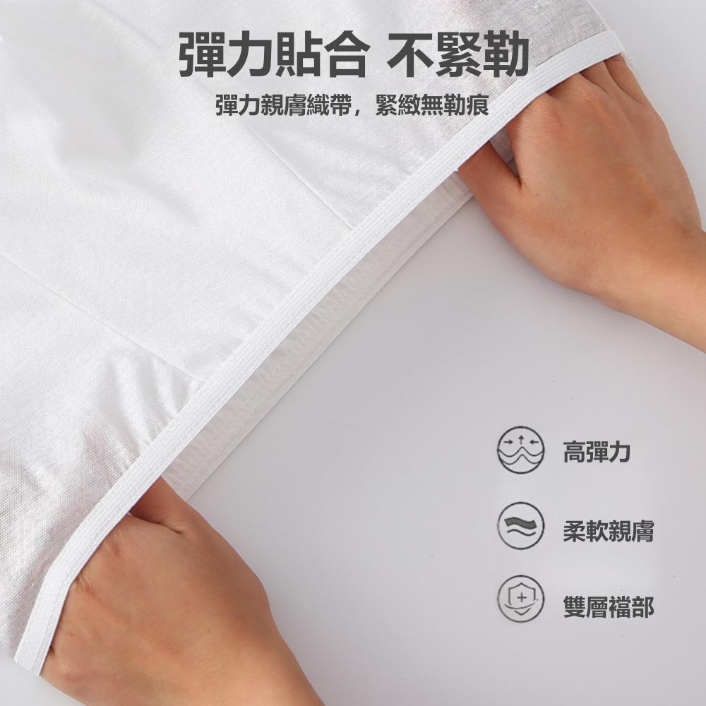 『熊愛貝百貨』男士旅用免洗褲舒適透氣三角大碼內褲拋棄式棉質加厚三角褲五條裝-細節圖2