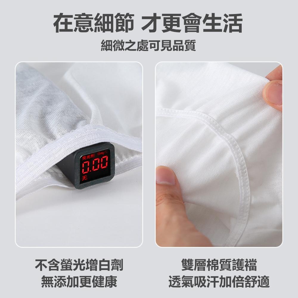 『熊愛貝百貨』男士旅用免洗褲舒適透氣三角大碼內褲拋棄式棉質加厚三角褲五條裝-細節圖3