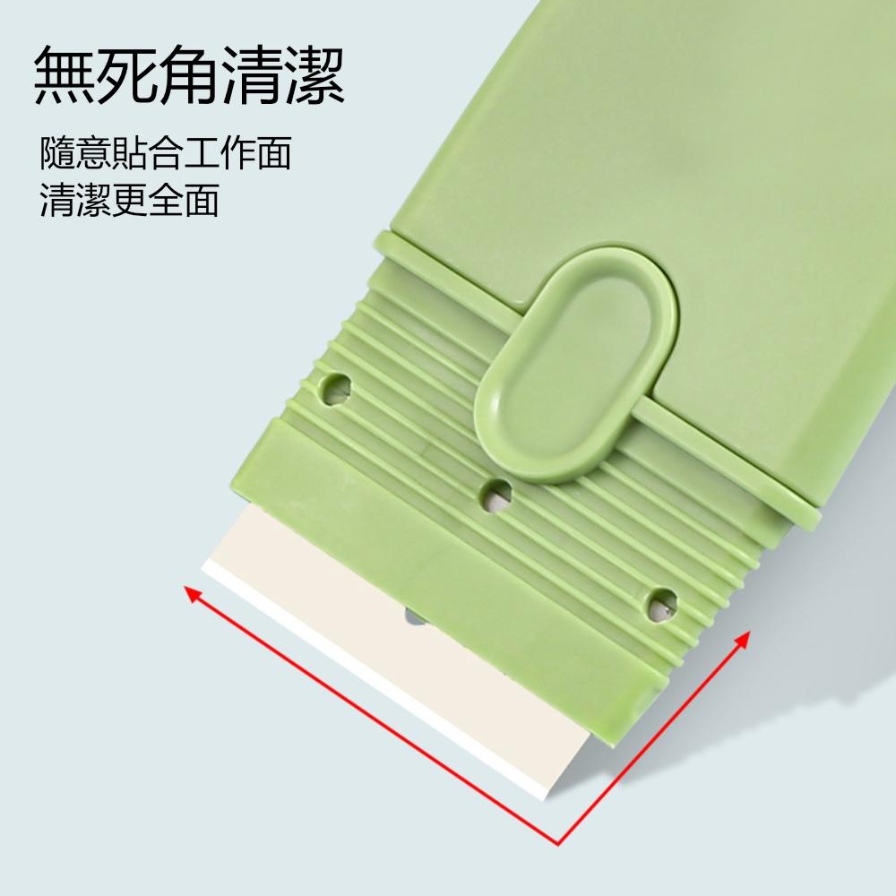 『熊愛貝百貨』多功能雙頭鏟刀金屬加PP雙刀頭附蓋去污漬除殘膠手機貼膜工具-細節圖3