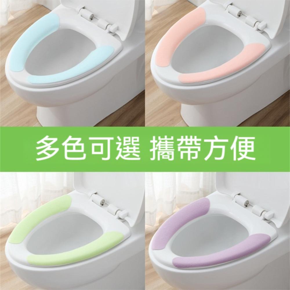 『熊愛貝百貨』可水洗親膚型自由裁剪大小馬桶坐墊貼四季款靜電吸附式馬桶墊-細節圖2