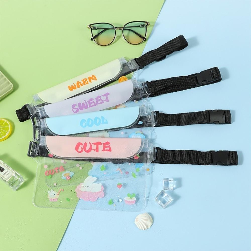 『熊愛貝百貨』加大容量防潮防潑水腰包運動隨身包夏季游泳玩水腰掛式防水包-細節圖3