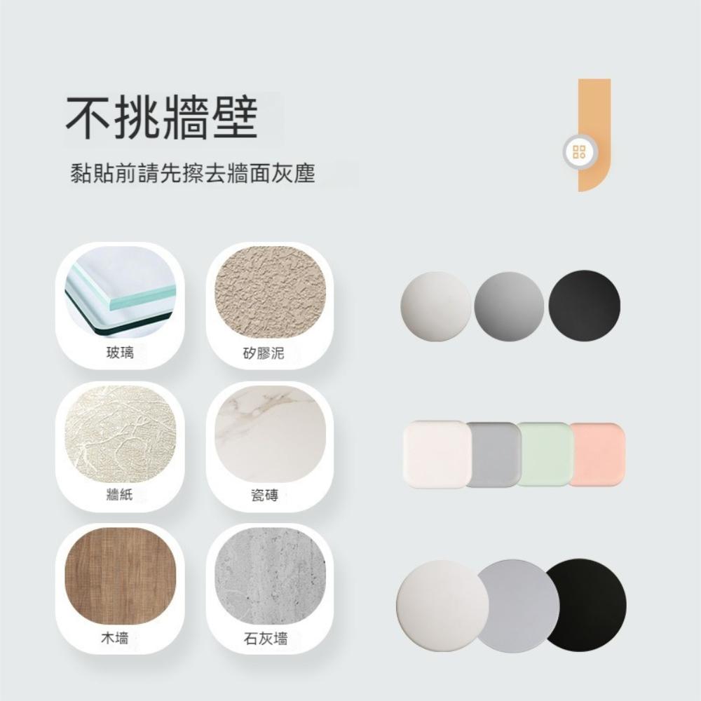 『熊愛貝百貨』加厚型防噪音不傷牆面緩衝墊免打孔壁掛式門後防撞墊-細節圖3