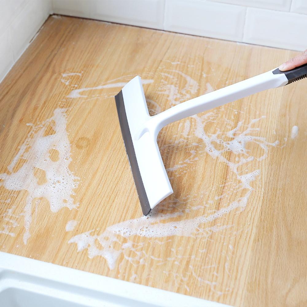 『熊愛貝百貨』長柄寬版刮刀窗戶玻璃清潔流理台桌面水漬刮板刮水器-細節圖2