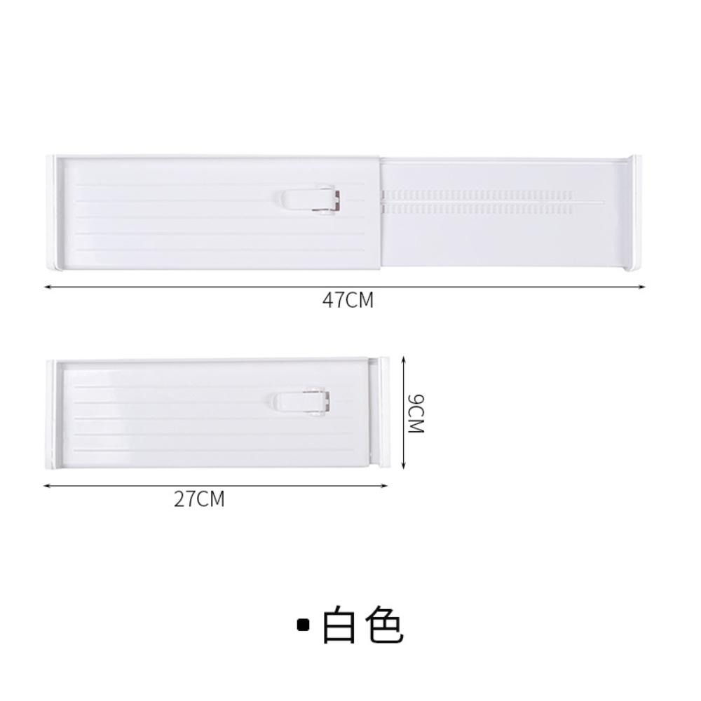 『熊愛貝百貨』可伸縮型抽屜收納分隔板家用櫥櫃抽屜衣櫃分類擋板整理收納板-細節圖2