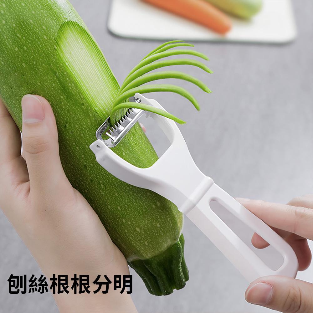 『熊愛貝百貨』輕巧型免刀工家用廚房刨刀切絲刀 不鏽鋼省時省力刨絲刀-細節圖2
