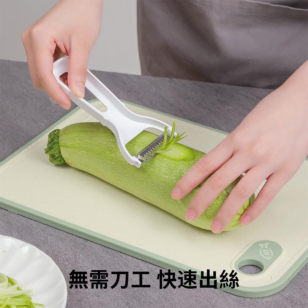 『熊愛貝百貨』輕巧型免刀工家用廚房刨刀切絲刀 不鏽鋼省時省力刨絲刀-細節圖5