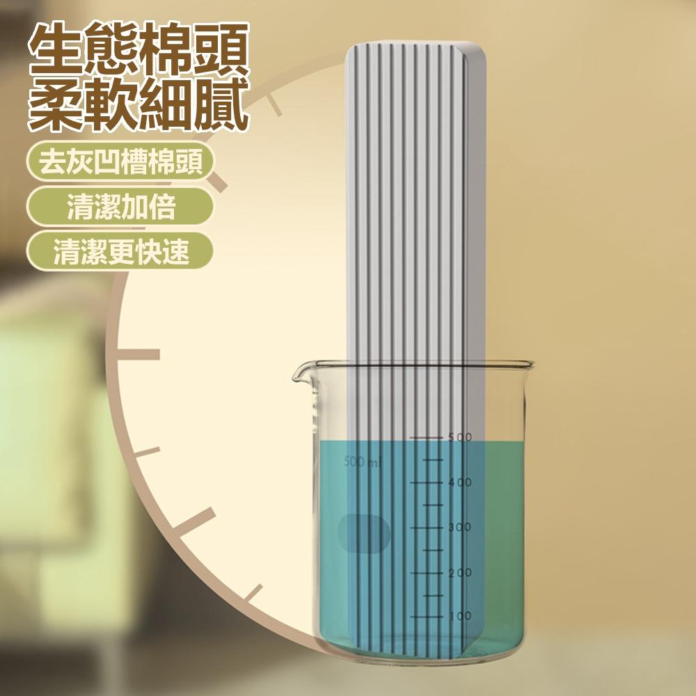 『熊愛貝百貨』迷你小拖把免手洗可替換膠棉強力吸水廚房桌面清潔擠水拖把-細節圖3