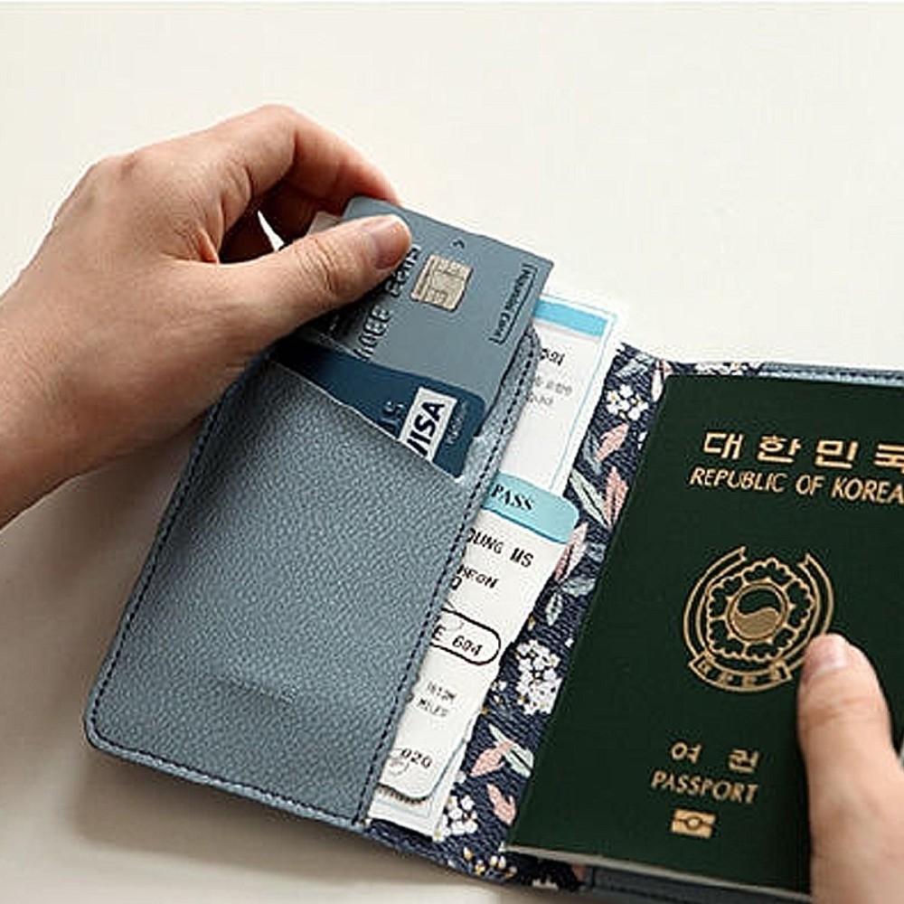 『熊愛貝百貨』 小清新出遊旅行護照包證件包登機證件包卡夾pu文件夾-細節圖3