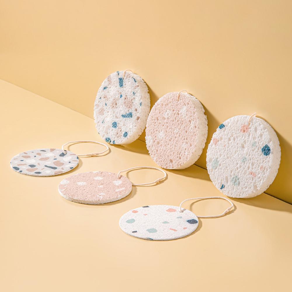 『熊愛貝百貨』壓縮洗碗木漿棉廚房吸水魔力擦洗鍋海綿刷加厚耐用菜瓜布洗碗棉-細節圖4