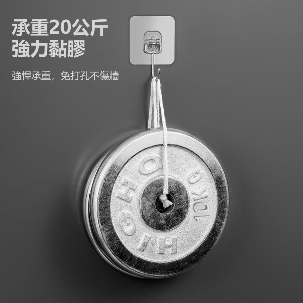 『熊愛貝百貨』又大又粗又厚強力掛勾 免釘防水大面積免打孔掛勾-細節圖2