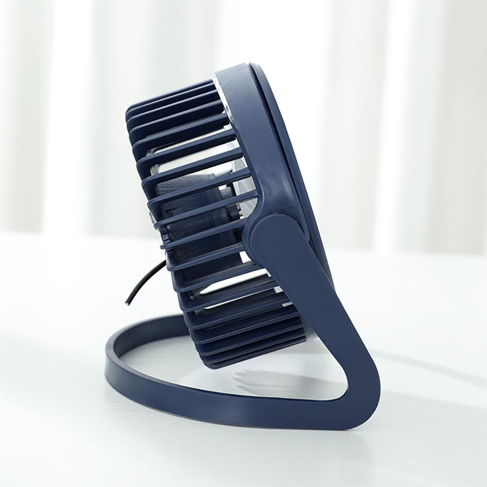 『熊愛貝百貨』USB迷你5寸風扇桌面立式掛式小電扇靜音循環夏季風扇-細節圖4