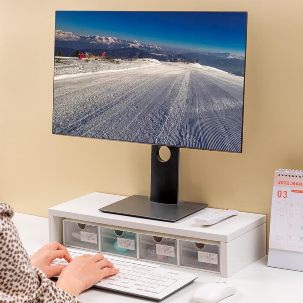 『熊愛貝百貨』抽屜式可疊加收納盒 DIY卡槽式可串接收納櫃整理盒-細節圖3