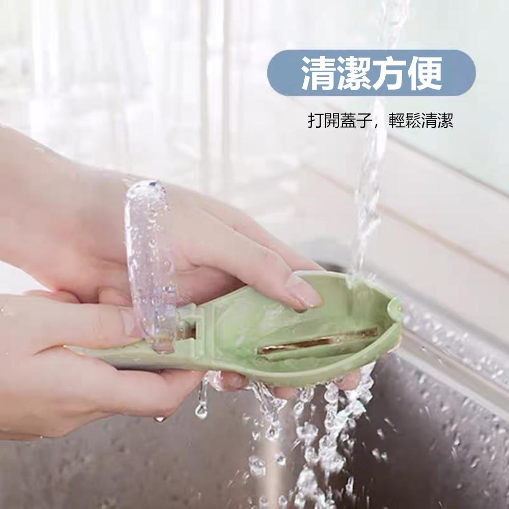 『熊愛貝百貨』家用附蓋式不亂噴魚鱗刨刀手動去魚鱗器刮魚鱗刀-細節圖4