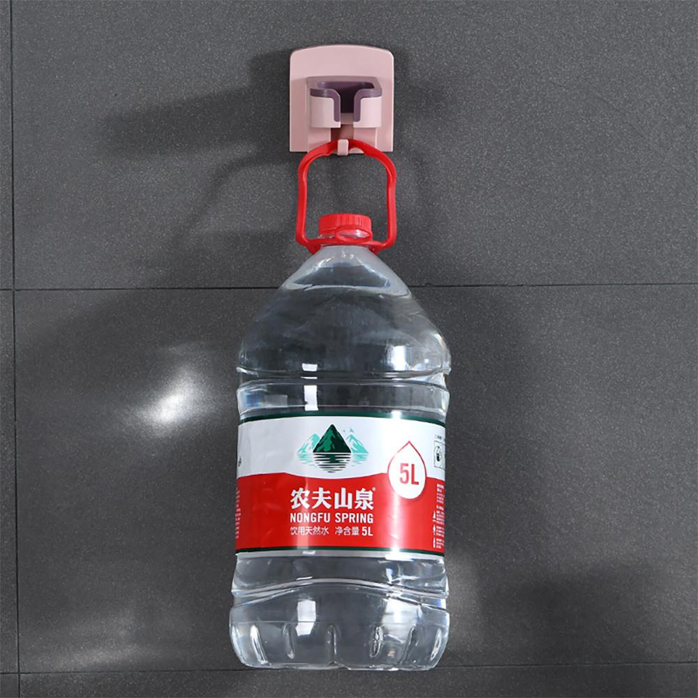 『熊愛貝百貨』免打孔壁掛式吹風機掛架 浴室平滑牆面可收電線置物架-細節圖4