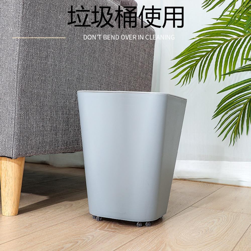 『熊愛貝百貨』黏貼式滑輪小輪子收納箱整理箱垃圾桶儲物箱子底部滾輪單向輪-細節圖2