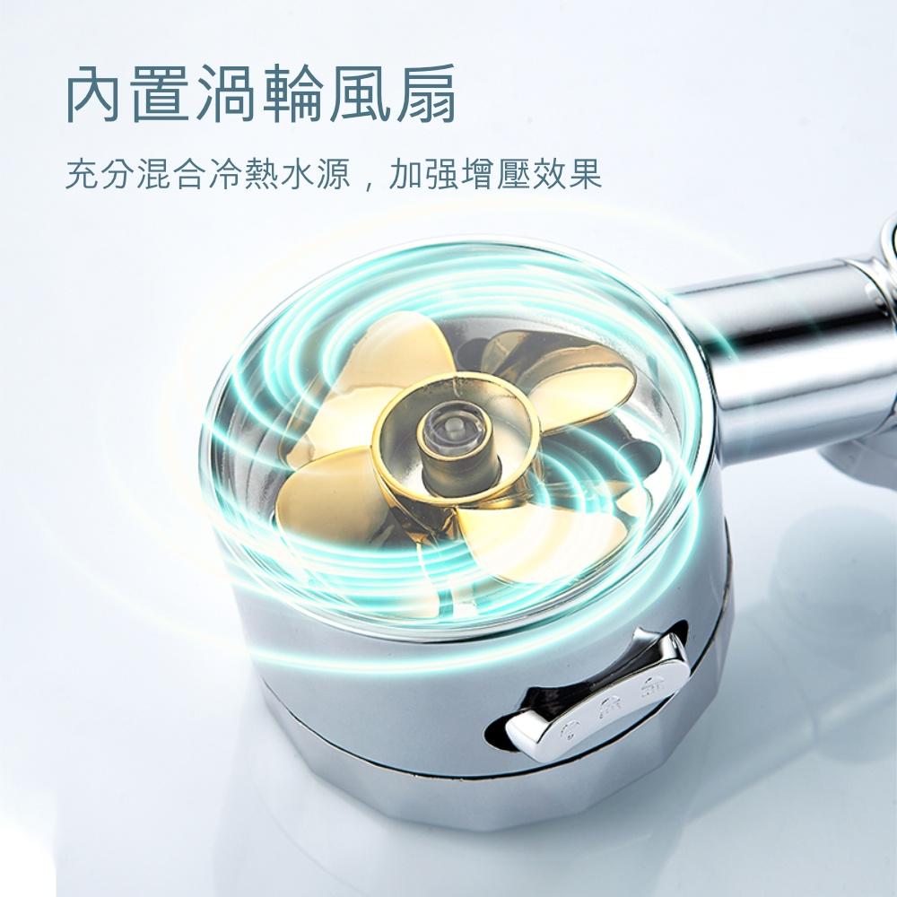 『熊愛貝百貨』極致強力5μm過濾可調節水量螺旋激流三檔美肌蓮蓬頭-細節圖4