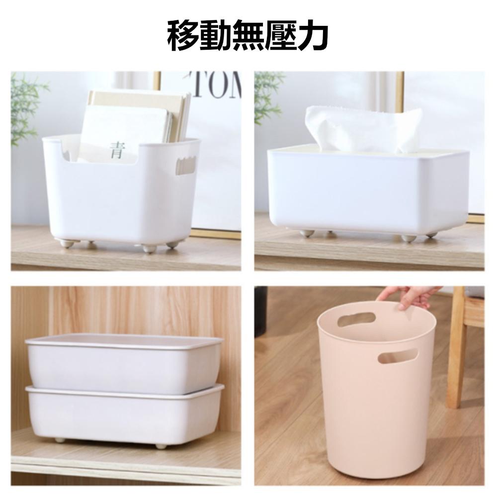 『熊愛貝百貨』可黏貼式萬向輪四入組滾珠滑輪家用移動底座配件垃圾桶底部小輪子-細節圖2