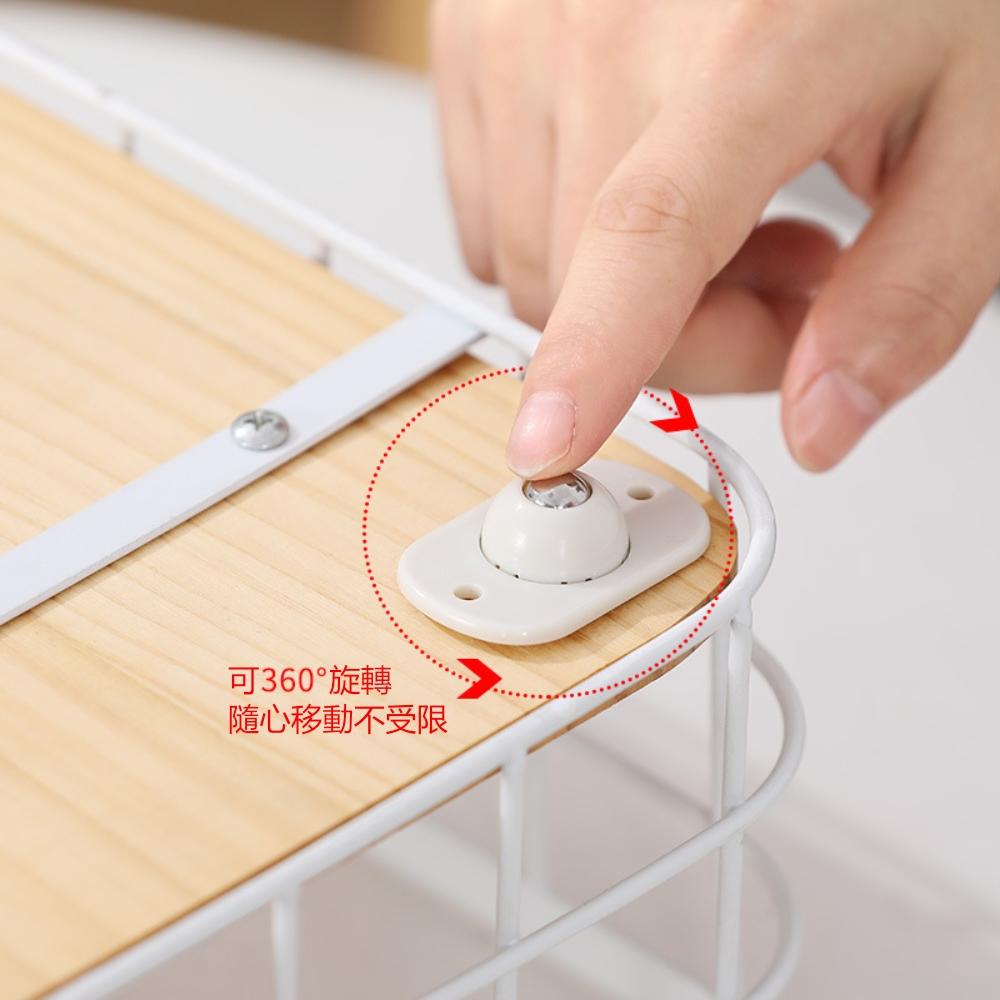『熊愛貝百貨』可黏貼式萬向輪四入組滾珠滑輪家用移動底座配件垃圾桶底部小輪子-細節圖5
