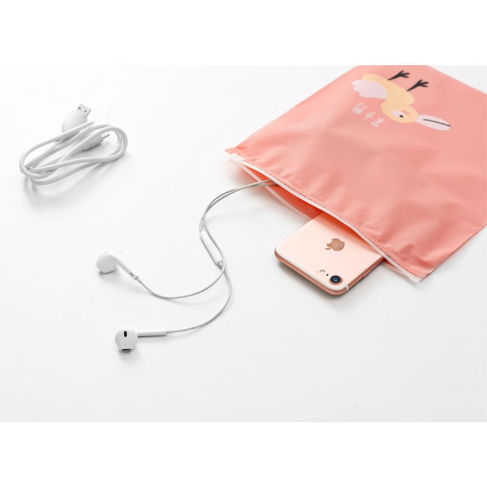 『熊愛貝百貨』森萌動物園夾鏈式旅行泡湯游泳防水分類收納袋-細節圖8