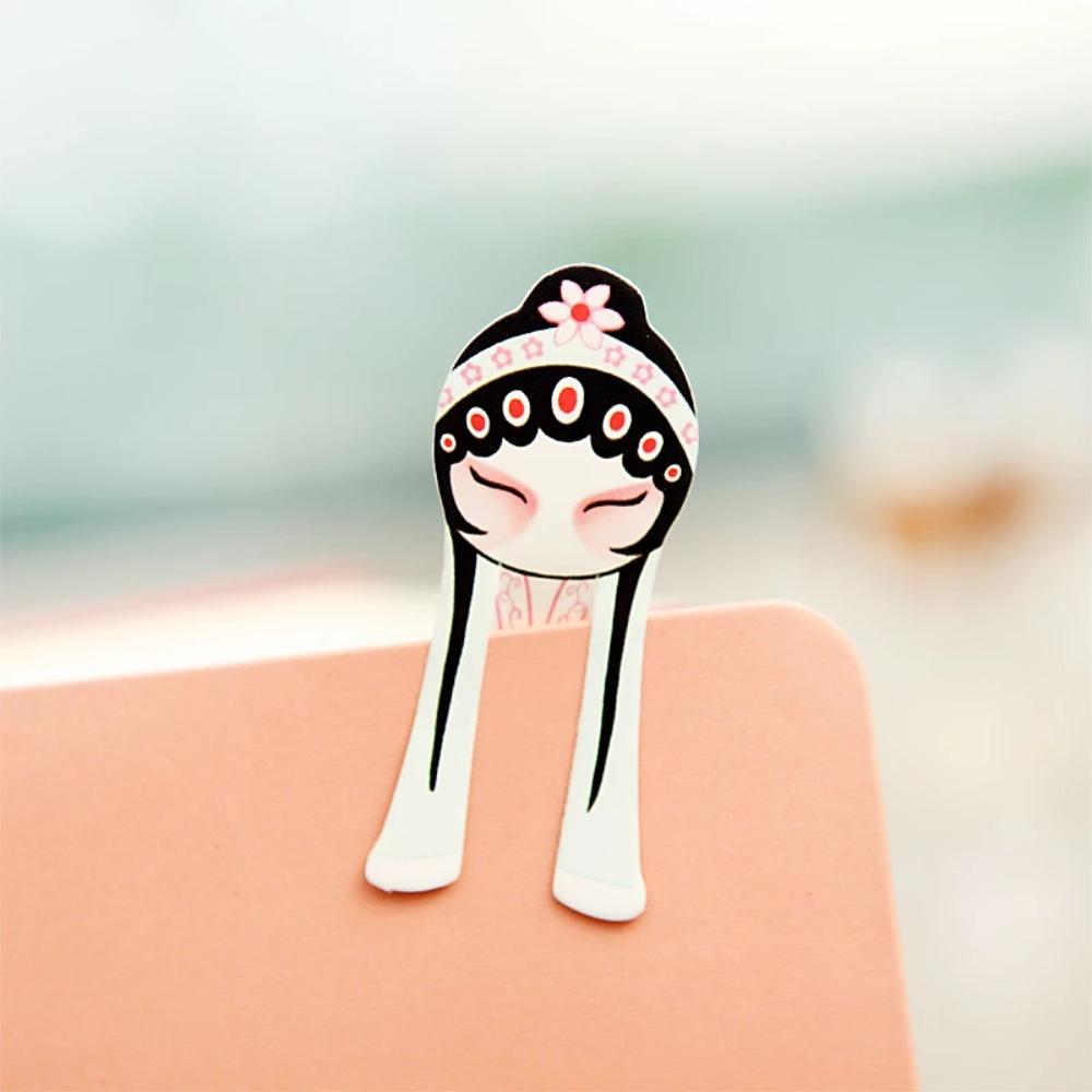 『熊愛貝百貨』京劇臉譜紙質書簽1套七張 古典戲劇元素書簽-細節圖6