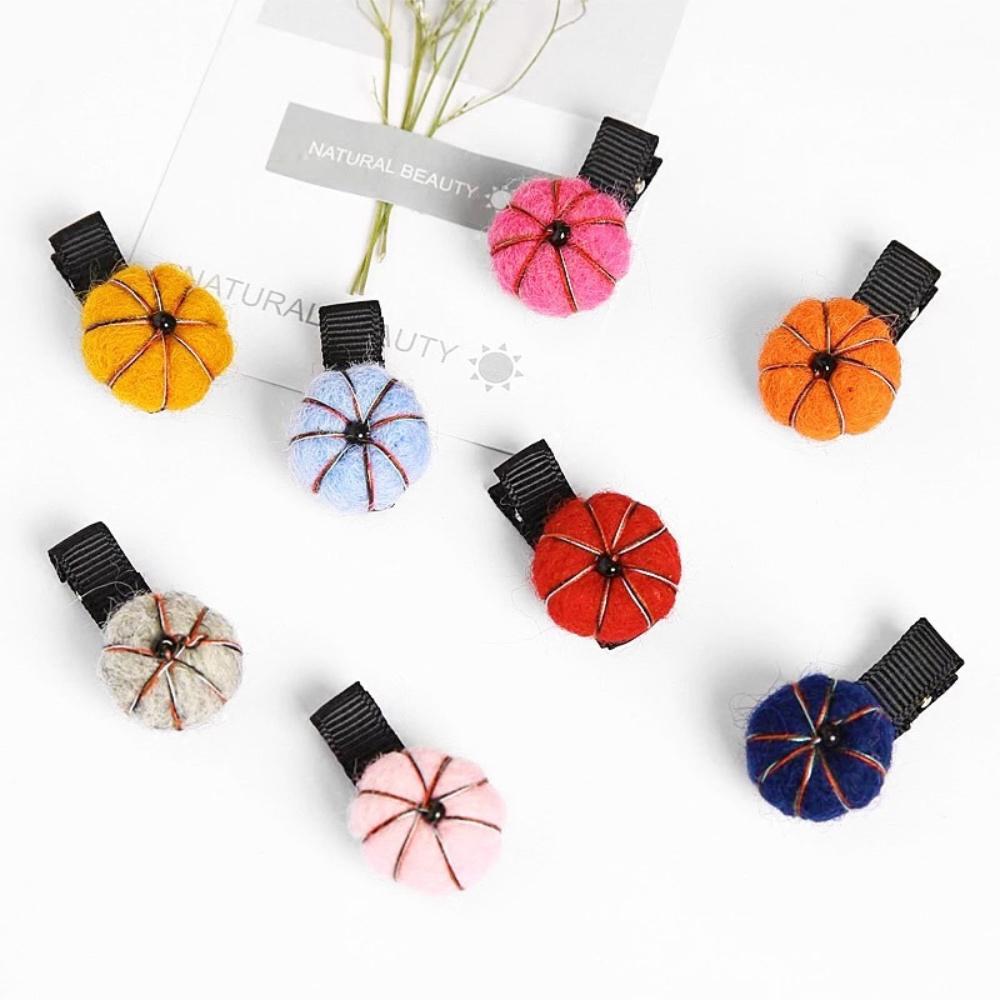 『熊愛貝百貨』小南瓜寶寶安全髮夾小髮飾-細節圖3