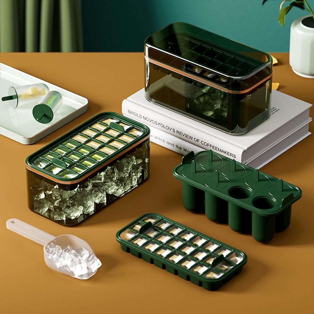 雙材質大容量透明可視矽膠製冰盒冰棒模具『熊愛貝百貨』-細節圖2