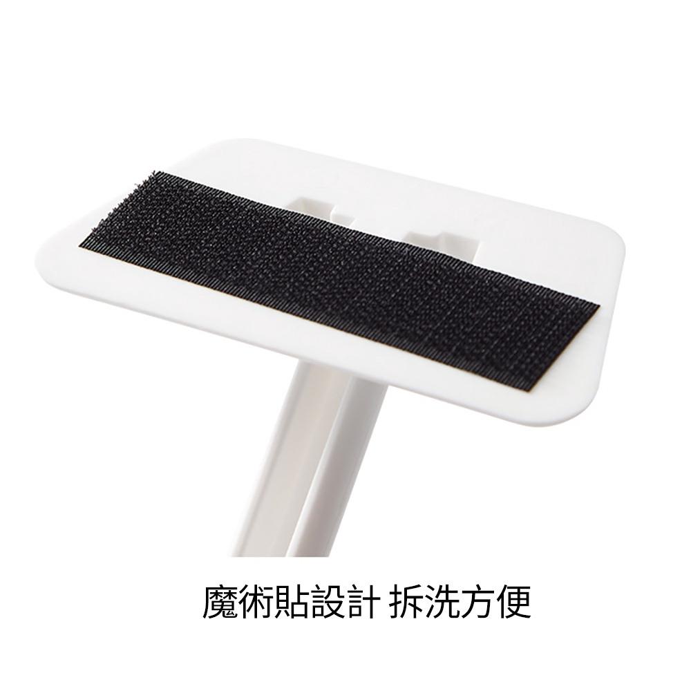 『熊愛貝百貨』梯形強力海棉清潔刷 可拆洗浴室廚房牆壁刷磁磚刷-細節圖8
