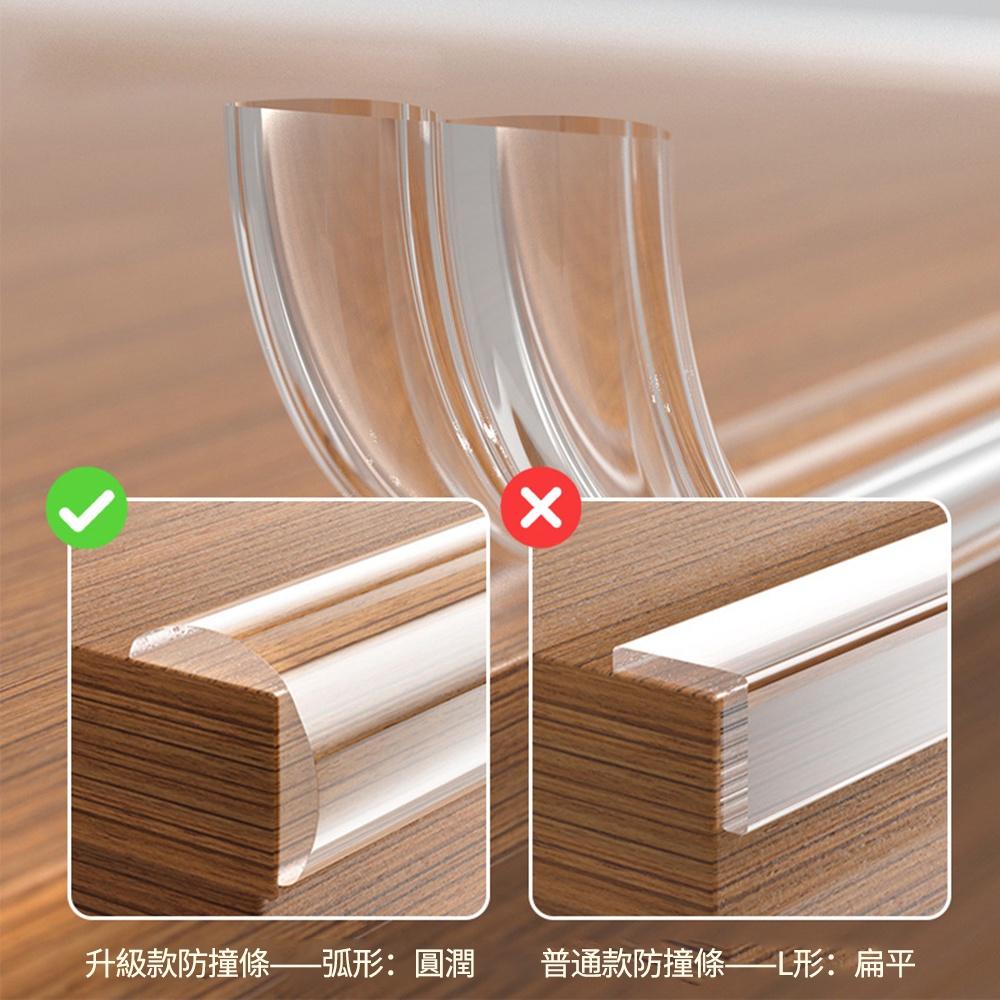 『熊愛貝百貨』新一代圓弧型透明桌角防撞條 寶寶學走防護條-細節圖3