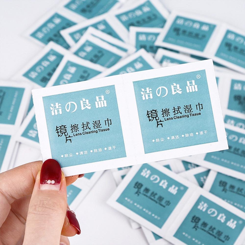 『熊愛貝百貨』拋棄式眼鏡鏡片手機螢幕擦拭濕紙巾 除塵去油不留水痕-細節圖3