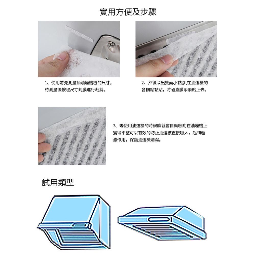『熊愛貝百貨』廚房可換抽油煙機吸油棉無紡布吸油紙防油污過濾棉-細節圖6
