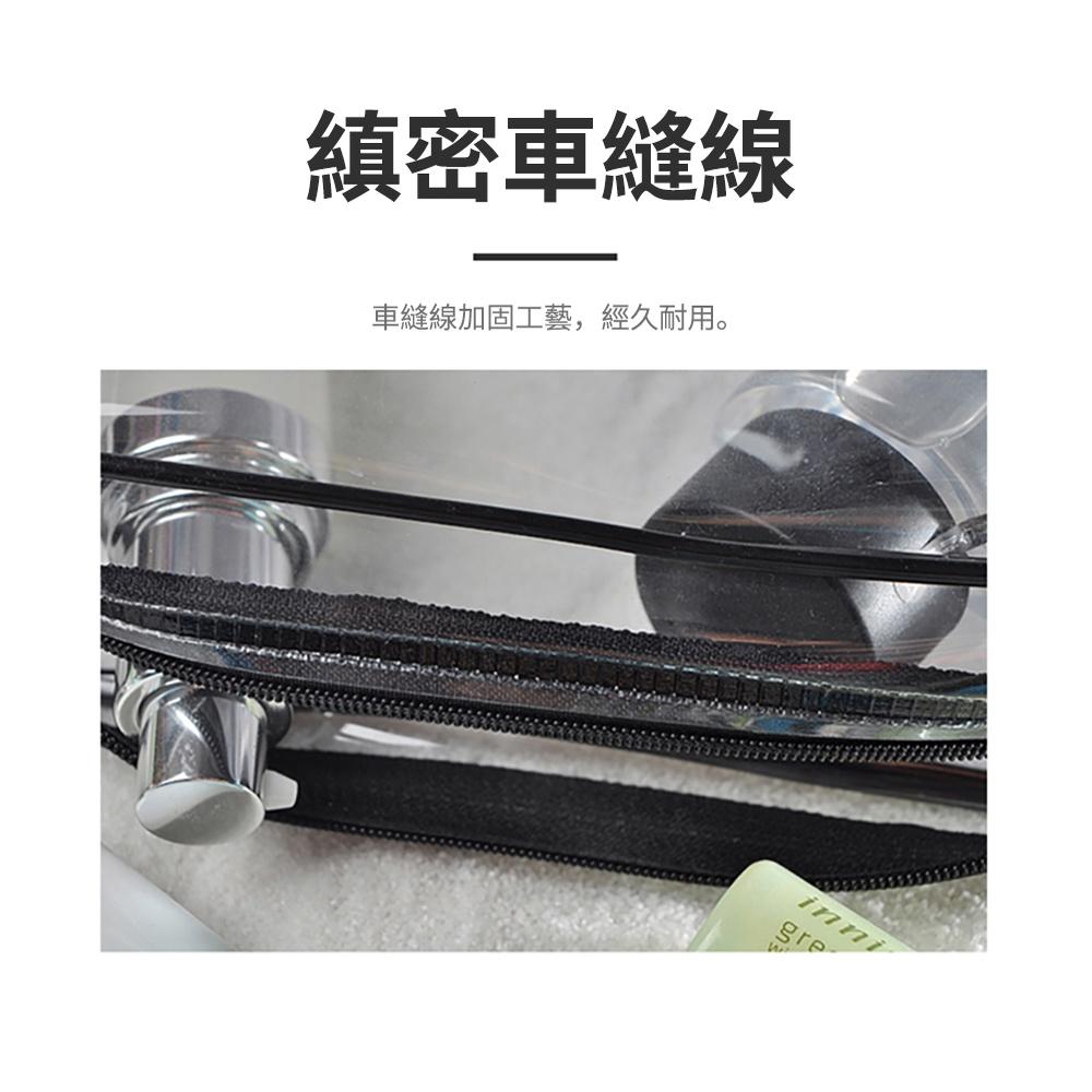 『熊愛貝百貨』旅行透明洗漱包三件套 防水沙灘包游泳化妝包收納袋-細節圖5
