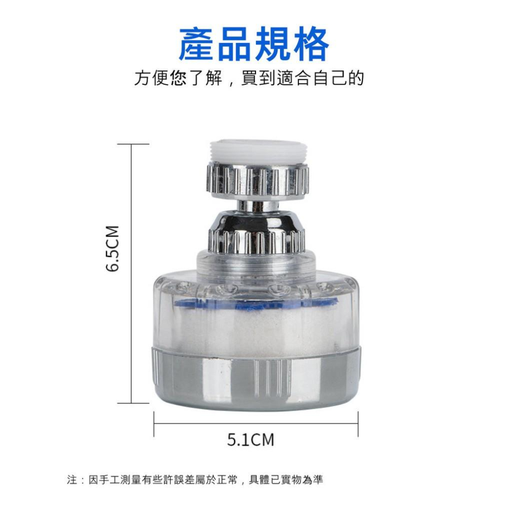『熊愛貝百貨』韓式洗臉台水龍頭濾水器過濾器超值組-細節圖4