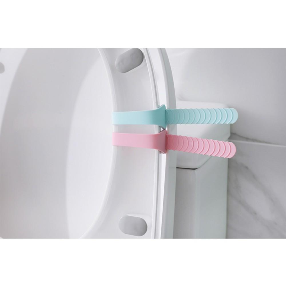 『熊愛貝百貨』矽膠馬桶掀蓋器 免黏貼不留淺膠 方便拆洗-細節圖6