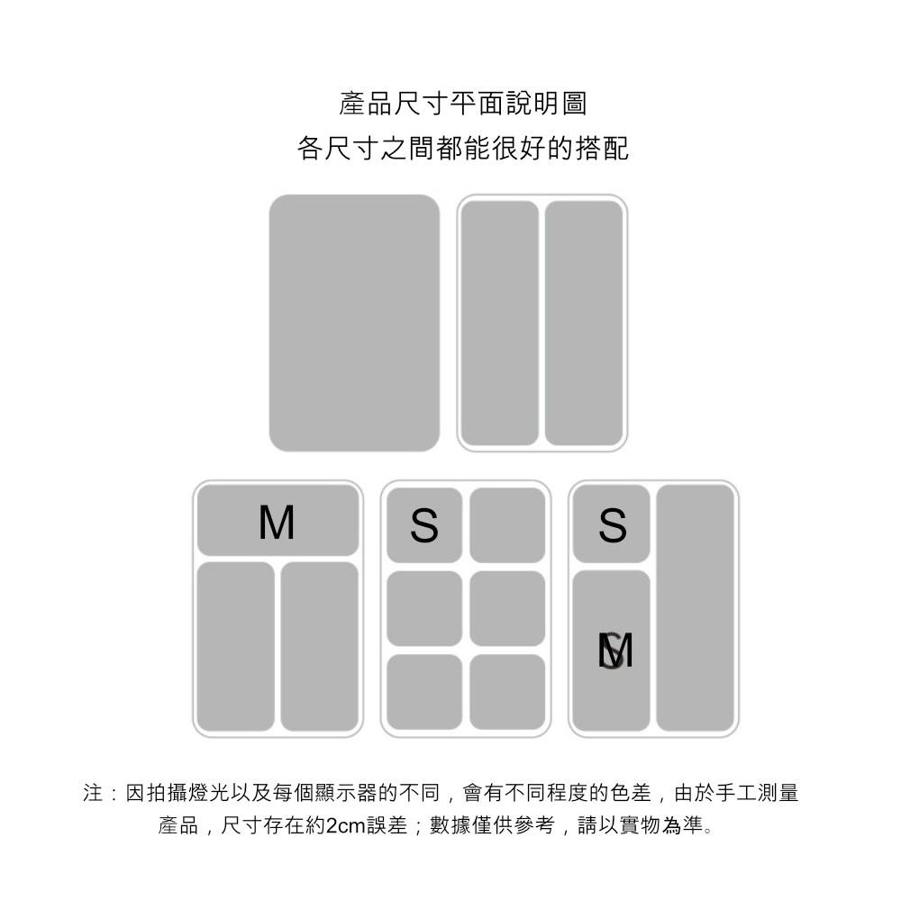 『熊愛貝百貨』PET材質抽屜透明收納盒 系統櫃分類收納分格內盒-細節圖3