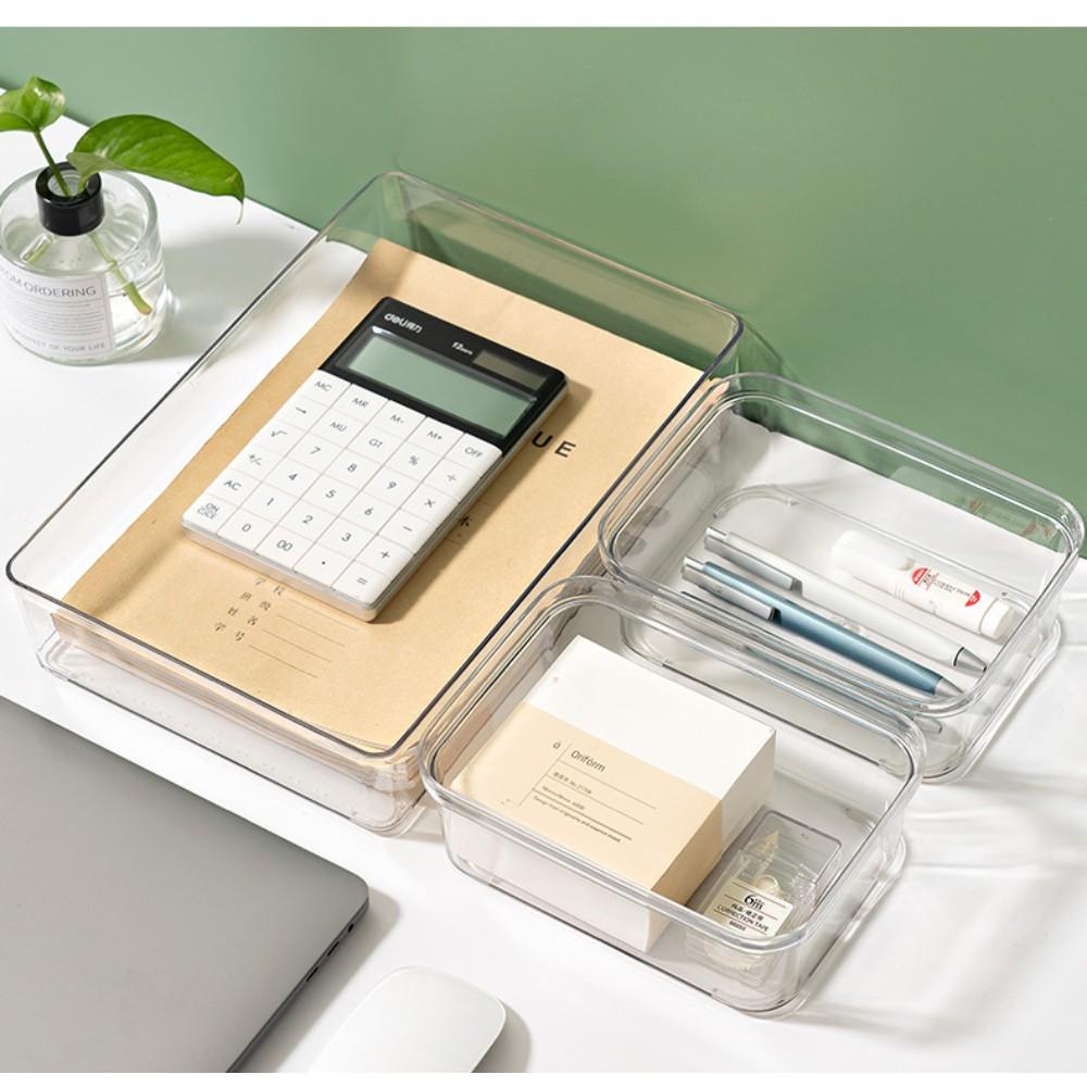 『熊愛貝百貨』PET材質抽屜透明收納盒 系統櫃分類收納分格內盒-細節圖9