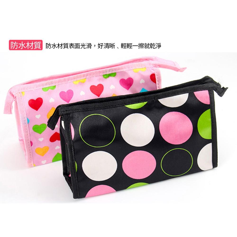 『熊愛貝百貨』多功能防潑水化妝包洗漱包收納袋 立體車縫加固車邊 顏色隨機-細節圖7
